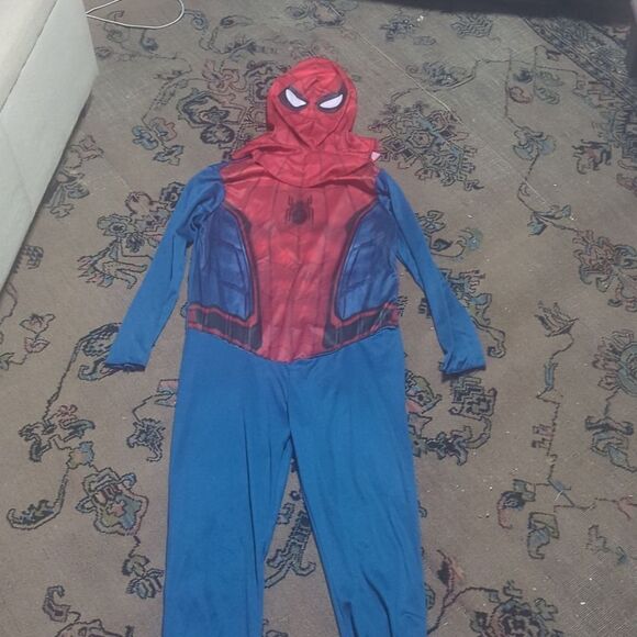 RUBIES MARVEL AVENGERS SPIDER-MAN COSTUME and mask SIZE large 10-12 - Picture 2 of 8